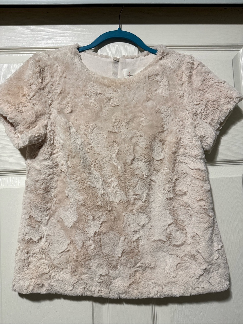 This faux leather t-shirt from Anthropologie
